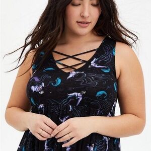 ~Torrid Disney Ursula Criss Cross Babydoll
~ Very good condition-only worn once
